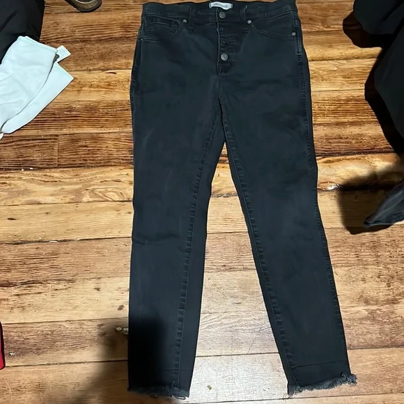 Madewell 10 inch high rise skinny jeans - Picture 4 of 11